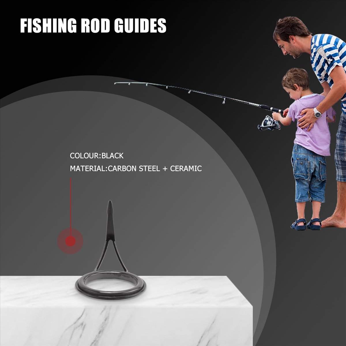 NEW8 Pcs/Set Fishing Rod Guide - Fishing recension och pris