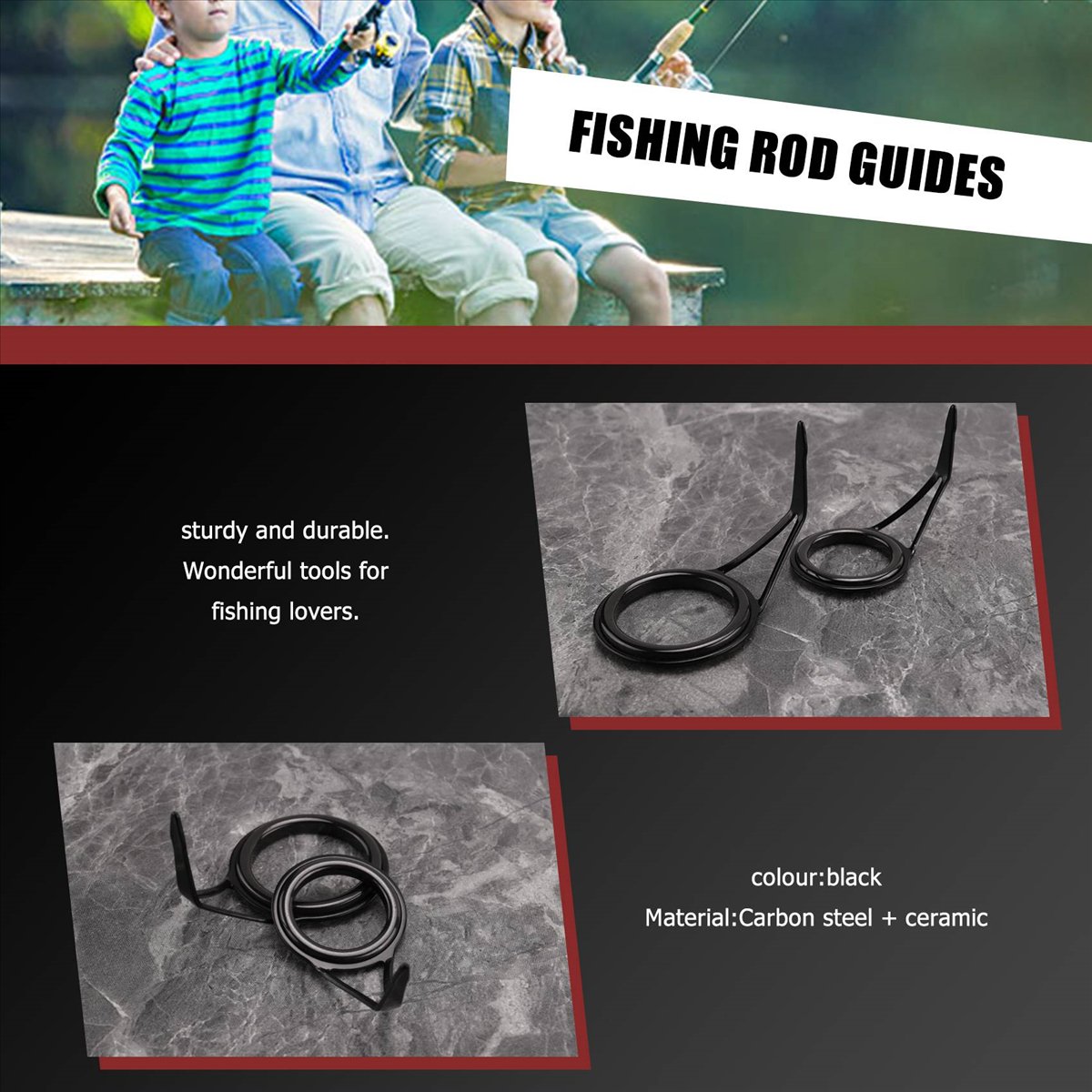 NEW8 Pcs/Set Fishing Rod Guide - Fishing recension och pris