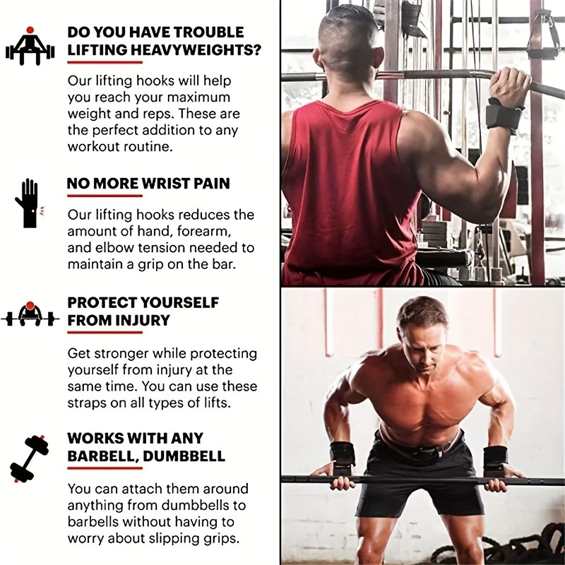 2pcs Fitness Squatting, Weight - Wrist Wraps Weightlifting Support recension och pris