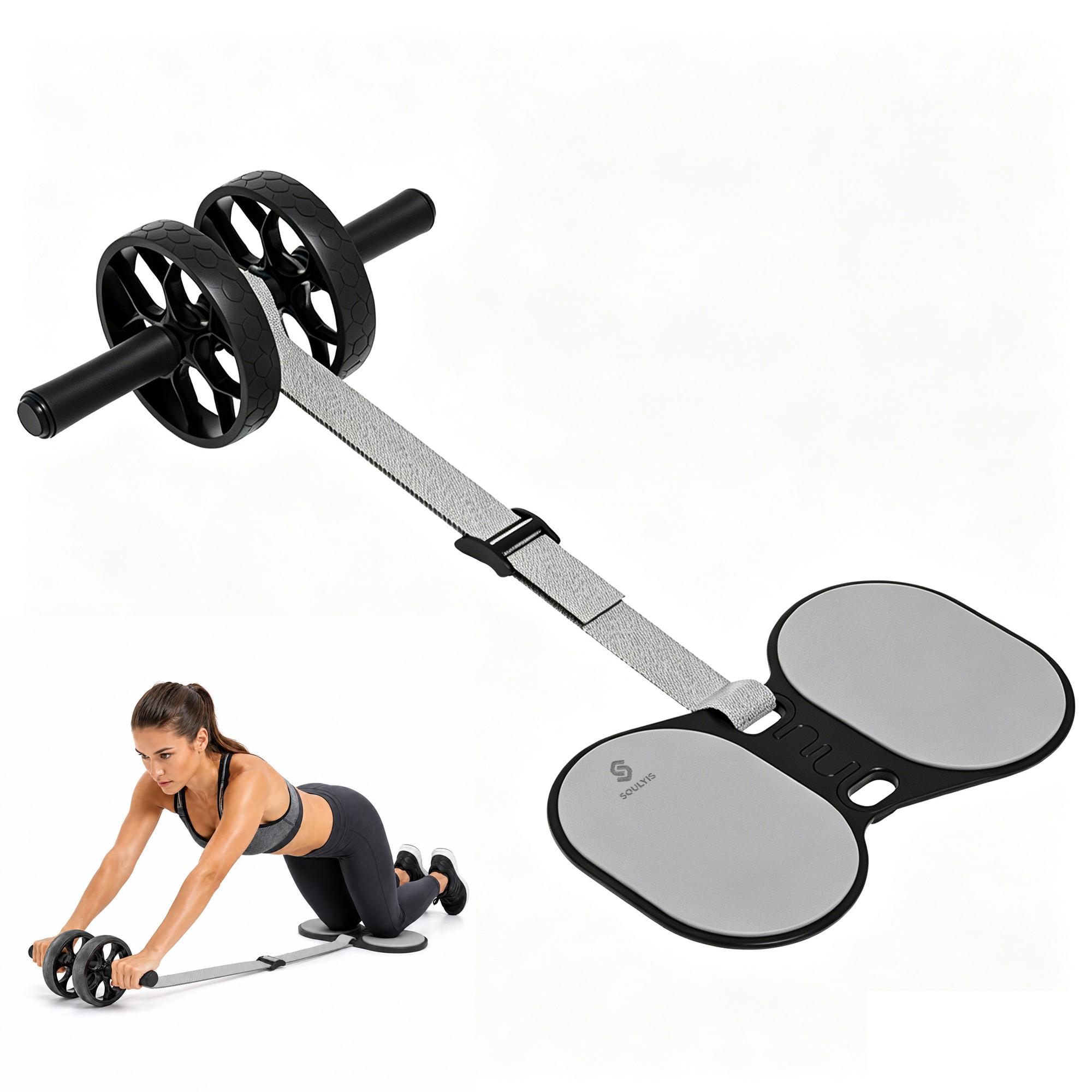 Dual Wheel Ab Roller with Elbo - Ab Roller Wheel With Elbow Support recension och pris